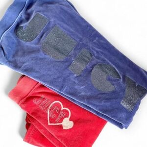 Y2K 2000s style Juicy Couture bundle‎ of two childrens size bottoms
